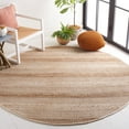 thumbnail image 2 of SAFAVIEH Natural Fiber Quincy Striped Area Rug, Ivory/Natural, 7' x 7' Round, 2 of 8