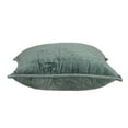 thumbnail image 4 of 20" x 7" x 20" Transitional Sea Foam Solid Quilted Pillow Cover With Poly Insert, 4 of 5