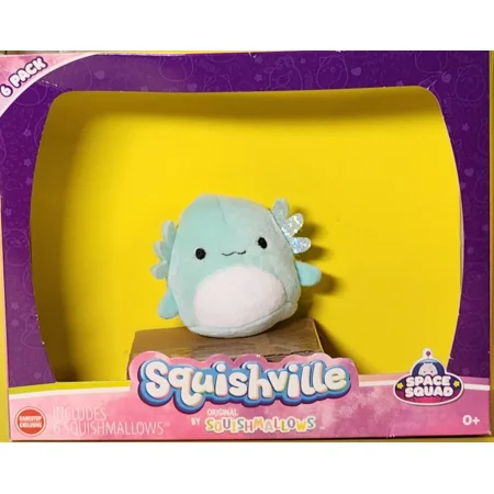 Squishmallows Squishville Summer Squad Anastasia the Mint Green Axolotl 2"