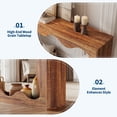 thumbnail image 2 of Storage Console Table, Narrow 63" Long Design for Behind Couch, Entryway or Hallway, 2 of 19