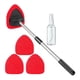 thumbnail image 4 of Kit de herramientas para limpieza de parabrisas de coche con mango extensible para RV SUV Almohadillas rojas, 4 of 9