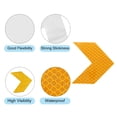 thumbnail image 4 of Uxcell Reflective Stickers, 20 Pack 2.36 x 2.36 Inch Adhesive Night Arrow Shape Safety Tape Reflector, Yellow, 4 of 5