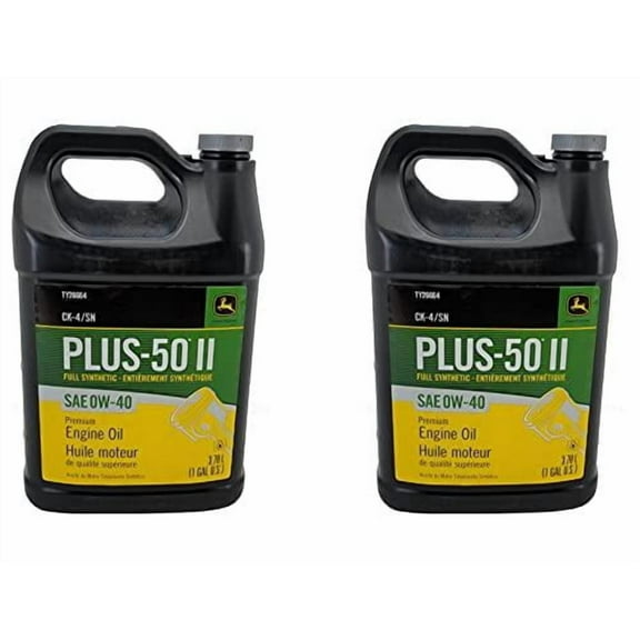 John Deere Original Equipment (2 PACK) Plus-50 II SAE 0W-40 - TY26664