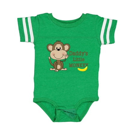

Inktastic Daddy s Little Monkey Gift Baby Boy or Baby Girl Bodysuit