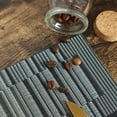thumbnail image 3 of Black Placemats Set of 4 Heat-Resistant Washable Place Mats Non-Slip Vinyl Woven Table Wipeable Placemat for Kitchen Dining Decoration Indoor Outdoor, 3 of 4