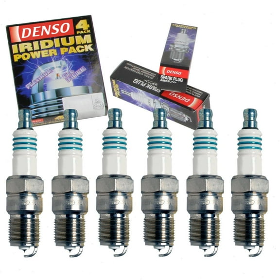 6 pc DENSO Iridium Power Spark Plugs compatible with Ford Escape 3.0L V6 2001-2012