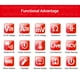 thumbnail image 2 of Multímetro digital inteligente TFixol ANENG 621A 9999 recuentos color Negro Rojo Medidor Universal, 2 of 7