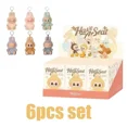 thumbnail image 1 of Figura de Anime Kawaii para caja ciega Labubu, serie con asiento, muñeco colgante de PVC, modelo de juguete, llavero de monstruo, regalos de cumpleaños para niños, 1 of 5