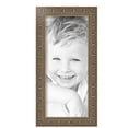thumbnail image 2 of ArtToFrames 7" x 16" Silver Victorian Emboss Picture Frame, 7x16 inch Silver Wood Poster Frame (WOM-5082), 4 Pack, 2 of 6