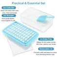 thumbnail image 4 of Ice Cube Tray with Lid and Bin for Freezer, Easy Release 55 Mini Nugget Ice Tray with Cover, Ice Storage Container, Scoop, Flexible Durable Plastic Ice Mold & Bucket, BPA Free, 4 of 6