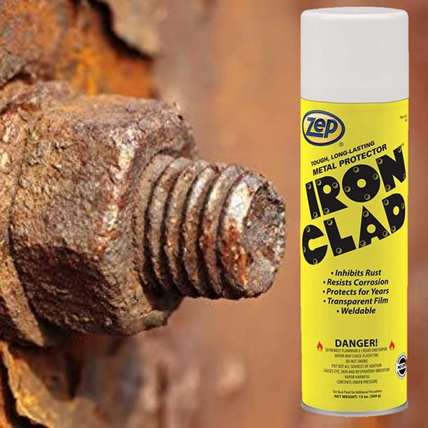 Zep Ironclad 13oz High Temp Rust Sealant Liquid Metal - Corrosion