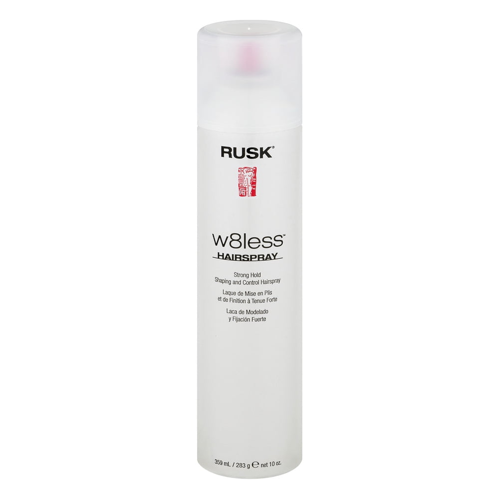 Rusk W8Less Shine Enhancing Strong Hold Hair Spray, 10 oz - Walmart.com.
