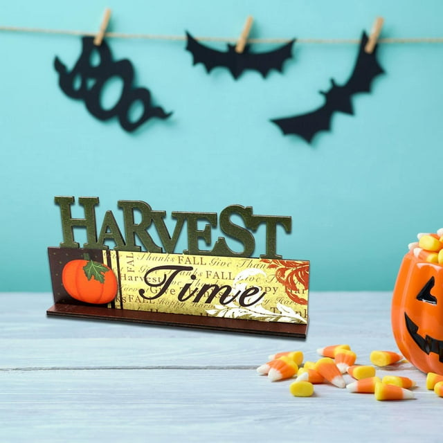 Elodie Decorative Letter Board Autumn Harvest Decor for Party Bookshelf Living Room Style F
