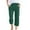 Green, variant on Women Comfortable High Waisted Wide Leg Pants Drawstring Elastic Trousers Comfy Straight Leg Long Pants With Pockets Elderly Womens Clothes