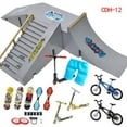 thumbnail image 1 of Finger Skateboarding Ramp Set Skateboarding Park Set Site Props Alloy Finger Bicycle Scooter Pants, 1 of 7