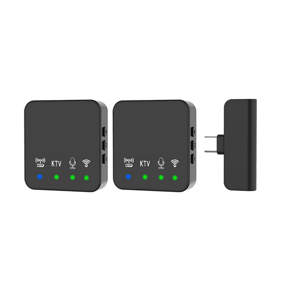 Wireless Lavalier Microphone Portable Audio Video Recording Mini Mic for Android Phone Outdoor Live Broadcast K Song Mic