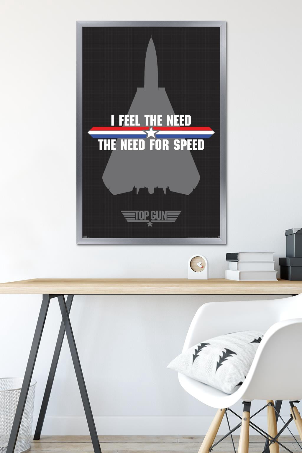 Top Gun - Need for Speed Wall Poster, 22.375" x 34", Framed