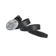 thumbnail image 1 of thinsony Western Leather Belt Strap Cowboy Arabesque Buckle Indian Rodeo Black, 1 of 7