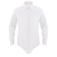 thumbnail image 3 of Camisas de cuerpo entero de color sólido para hombre, camisetas de una pieza con cuello vuelto y dobladillo, trajes de negocios informales con botones, 3 of 5