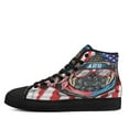 thumbnail image 3 of Bulldog American High Top Canvas Shoes Sneakers Black Size 11, 3 of 7