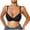 Black, variant on Women Everyday Bras Lace Trim Ruffle Supportive Balconette No Underwire Comfort Push Up Bras for Women