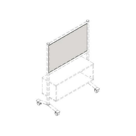 UPC: 0035255902793 | Lorell Adaptable Panel Dividers – Aluminum Acrylic – White LLR90279