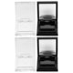thumbnail image 1 of 4pcs Simple Empty Eyeshadow Box Square Eyeshadow Organizer (Black, White), 1 of 3