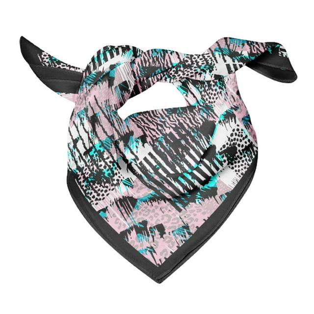 Bimba Womens Square Head Bandanas Summer Neck Wrap Scarf-40 x 80 Inches