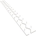 thumbnail image 6 of Ekena Millwork 94"H x 1/2"T Gypsum PVC Adjustable Decorative Slat Wall Panel Kit, Unfinished (contains 14 Slats + 1 Straight Edge Starter Slat), 6 of 15