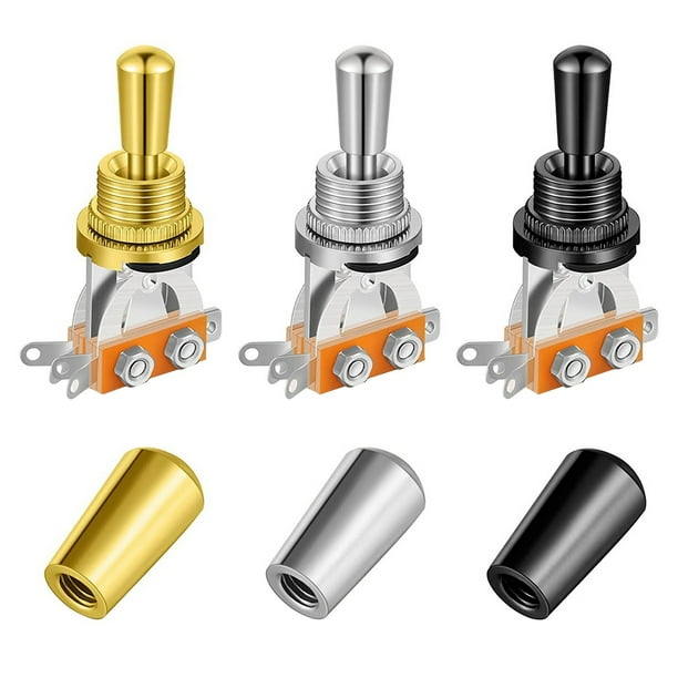 3 Pcs Electric Guitar Pickup Selector Switch 3 Way Toggle Switch with