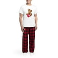 thumbnail image 5 of CafePress - Airedale Holding Heart Men's Light Pajamas - Men's Light Loose Fit Cotton Pajama Set, 5 of 7