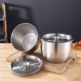 thumbnail image 5 of RENACLIPY Dough Mixing Bowl Deep Design Stainless Steel for Home Cooks 1 Set, 5 of 6
