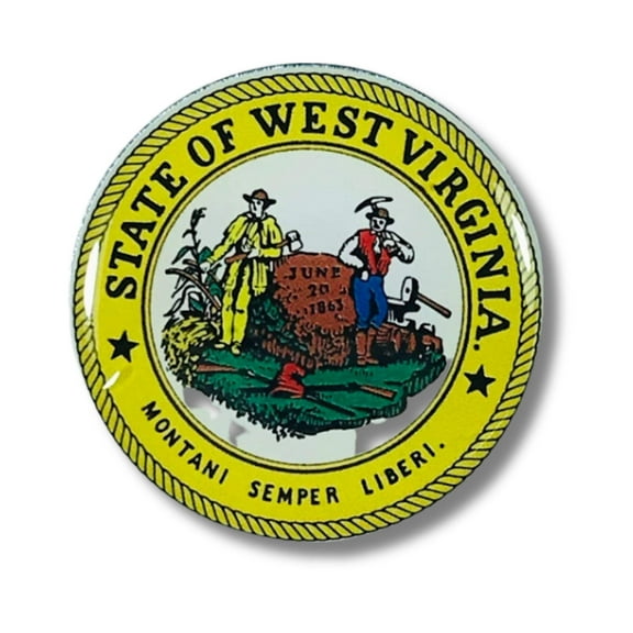 Pin - State Seal West Virginia - USA | Lapel Pin Accessory, Jacket  Hat Decor, Collector Souvenir