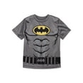 thumbnail image 2 of DC Comics Justice League Batman Big Boys T-Shirt and Mesh Shorts Outfit Set Toddler to Big Kid, 2 of 5