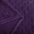 thumbnail image 5 of Aisbo Brushed Flannel Blanket Purple Twin, Super Soft and Cozy Blankets All Season Use, 5 of 9