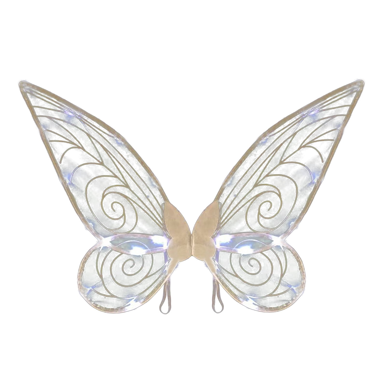 SDJMa Fairy Wings for Girls Adults Light Up Butterfly Wings Sparkly LED