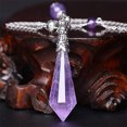 thumbnail image 3 of Ruiboury Necklace Pendant Crystal Neck Bracelet Decoration Rhinestone Jewelry Making Craft Handmade Handicraft Accessory Braided Rope, 3 of 6