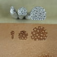 thumbnail image 2 of Pebble Background Leather Stamps, Set of 3 Leathercraft Tools, Stainless Steel Stamping Tools, Zhong Jiang, 2 of 8