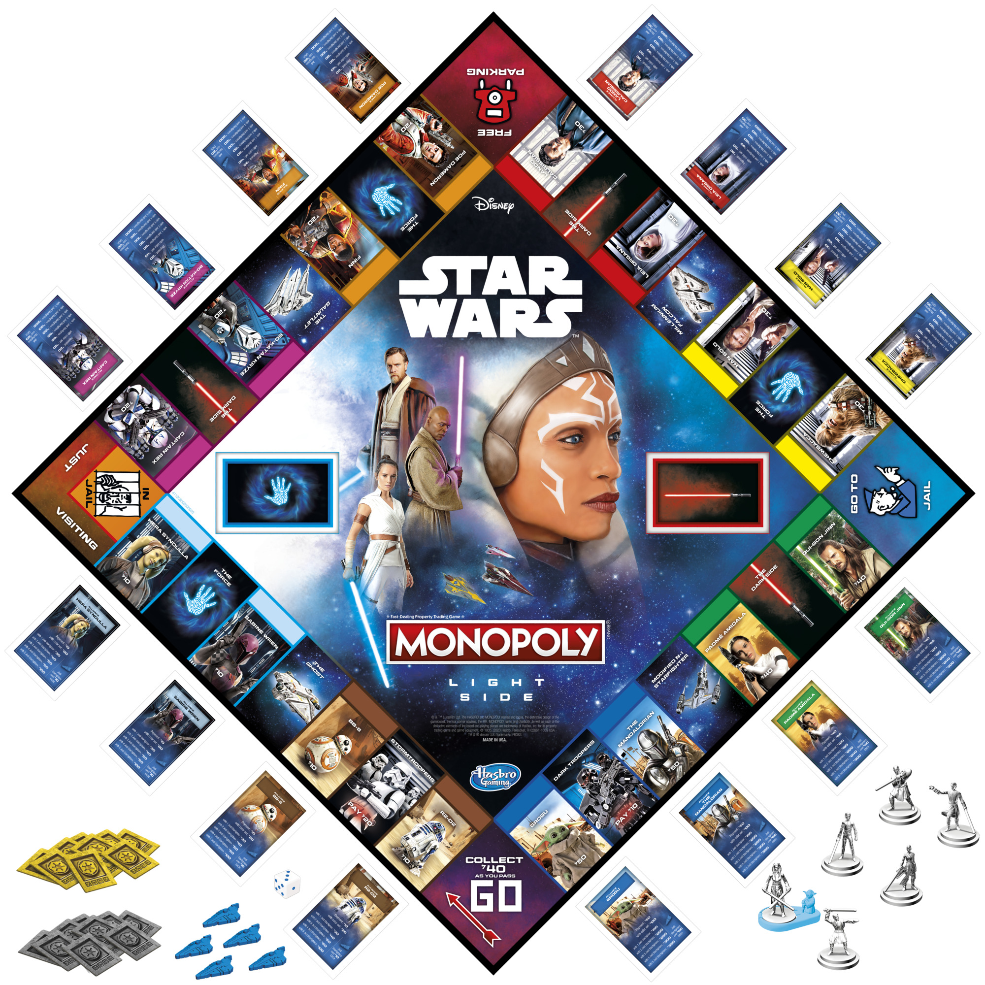 Monopoly Star Wars Light Side Edition Board Game photo 7