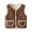 Coffee, variant on Hotiary 0-3T Baby Girls Boys Fall Winter Fleece Vest Fuzzy Fall Winter Warm Waistcoat Sleeveless Jacket With Pockets
