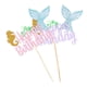 thumbnail image 2 of Shiny Mermaid Cake Toppers, for Festive Party Celebrations, 2 of 3