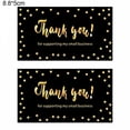 thumbnail image 2 of CCOCC 100pcs Black Gold Thank You for Supporting My Small Business Cards,Thank You Cards,2 x 3.5 Inch, 2 of 4