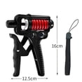 thumbnail image 5 of Entrenador de fuerza de agarre para hombres, ejercitador de fuerza de muñeca de alta resistencia, ejercitador de fuerza de brazo pequeño de 120 kg, ejercitador de fuerza de brazo ajustable de metal, 5 of 5