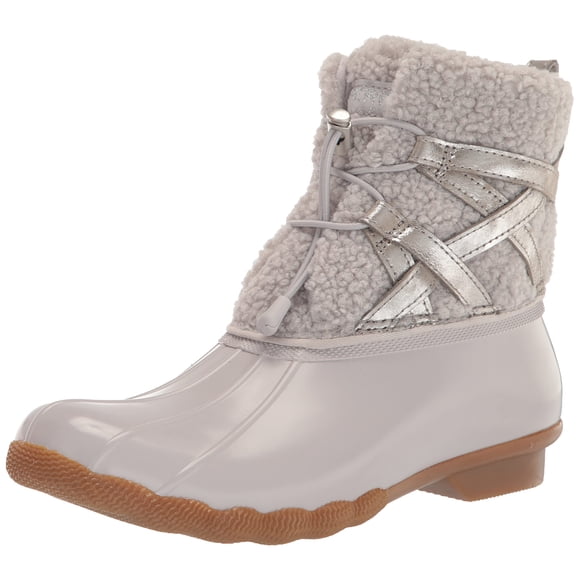 Sperry Women's Winter Boot, Silver, 9.5