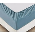 thumbnail image 5 of Chezmoi Collection 6-Piece China Blue Sheet Set King - Extra Soft Breathable Brushed Microfiber Bed Sheets with 15" Deep Pocket & 4 Pillowcases, 5 of 5