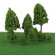 thumbnail image 4 of 12 Piezas Modelo Verde de Múltiples Escalas, Diseño de árboles, Tren, Paisaje Ferroviario, 1: 50-1: 500 Baoblaze Árbol modelo, 4 of 7