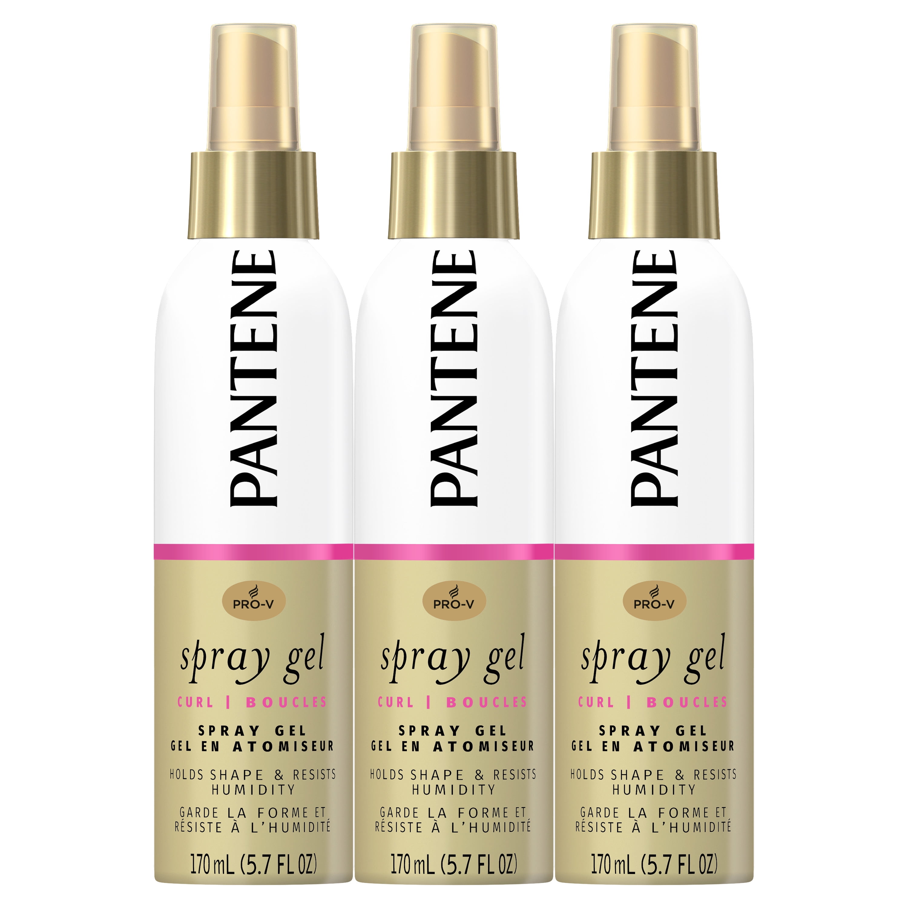 Pantene Pro-V Curl Spray Gel, Humidity Resistant,  fl oz, 3 Pack -  