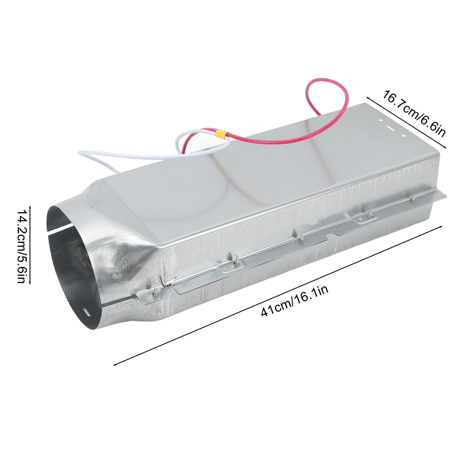 YAHHU 5301EL1001A Dryer Heating Element Assembly Replacement Part for LG Kenmore Dryers, 16.1 x 6.6 x 5.6 inches / 41 x 16.7 x 14.2 cm Aluminum Alloy Heater Element Replaces PS3527788 AP4438941