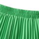 thumbnail image 4 of Gibobby faldas para niña Falda plisada para mujer Primavera y verano Cintura elástica Falda larga delgada Línea A(Verde， Talla única), 4 of 5