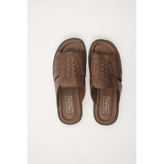 BRAZILIAN UNISEX LEATHER SANDALS BROWN